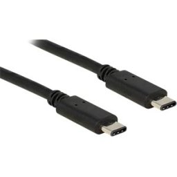 DELOCK 83673 - USB 2.0 C-male > USB 2.0 C-male 1.0 m black