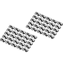 DIGITUS DIGI A-CC-BL - Color clips for patch cables, black, 100 pieces