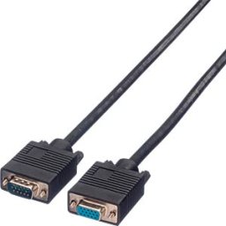 ROLINE 11045302 - VGA monitor cable, 15-pin, extension, 2 m