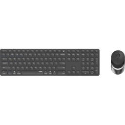 RAPOO 9850M SW - Keyboard/mouse combination, Bluetooth/wireless, dark grey, Germa