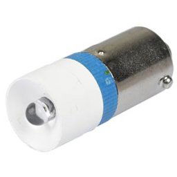 SIGNAL CONSTRUCT MEDB 2548BR - Reflector LED, BA9s, blue, 230 V, 1500 mcd, Ø10 mm, 50°