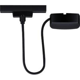 PAULMANN PLM 96916 - URail power supply cable, 1 m, max. 1000 W, black