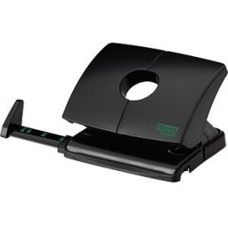 NOVUS 025-0650 - Hole punch, 20 sheets, black