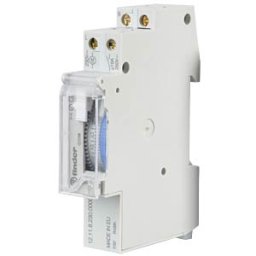 FINDER FIN 12.11 - Timer for 35 mm rail, daily programming