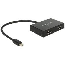 DELOCK 87695 - Displayport Splitter DP mini in > 2 x Displayport out 4K