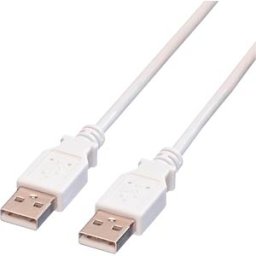 VALUE 11998909 - USB 2.0 cable, USB-A connector to USB-A connector, 0.8 m