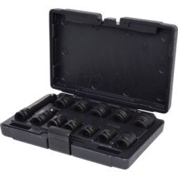 KS TOOLS GMBH KS 515.0112 - 1/2'' hexagon power socket set, short, 12 pieces