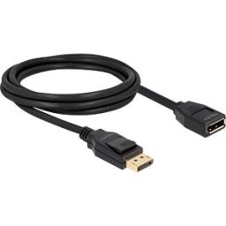 DELOCK 80002 - DisplayPort 1.2 extension cable 4K 60 Hz 2 m