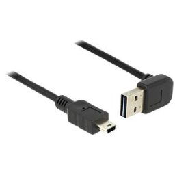 DELOCK 83543 - EASY-USB-A male up/down angled>mini-male 1m