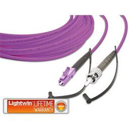 LIGHTWIN LSP-50 LC-ST1OM4 - Simplex fibre optic patch cable, MM OM4, LC - ST, 1.0 m