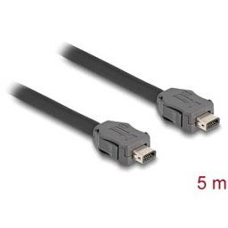 DELOCK 82020 - ix Industrial® cable, Cat.7, A-coding, 5 m