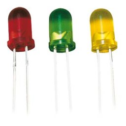 KINGBRIGHT LED 5MM 2MA GE - LED, 5 mm, wired, yellow, 3.2 mcd, 60°