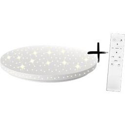 BLULAXA 49528 - Ceiling light fixture, starry sky, 18 W, 1820 lm, CCT