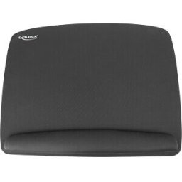 DELOCK 12601 - Mouse pad, with Gel Wrist Rest, black