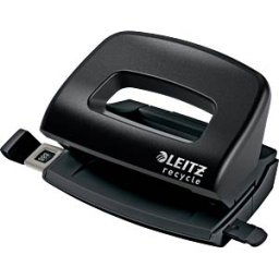 LEITZ 50100095 - Hole punch, up to 10 sheets, NeXXt Recycle, black