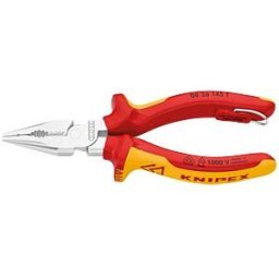 KNIPEX KN 08 26 145 T - Needle-Nose Combination Pliers with tether attachment point