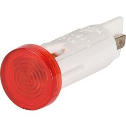 RAFI 105.1301 - Indicator, 28 V, bulb, 10 mm, round, red