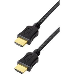 MAXTRACK MATR C210-2ZIN - HDMI cable connector/connector 4K 60 Hz, textile, 2.0 m