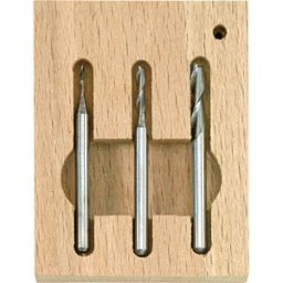 PROXXON 27116 - Solid carbide end mill cutter set, 3 pcs. (1 - 2 - 3 mm)