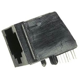 FREI MEBP 4-4S - Modular panel jack 4/4, black