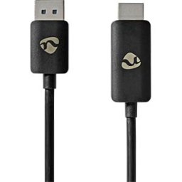 NEDIS N CCGB37108BK18 - DP 1.4 to HDMI A plug, 8K/30Hz, 1.8 m