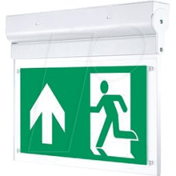 OPTONICA OPT WW7203 - LED emergency exit light with power unit for wall and ceiling