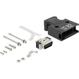 DELOCK 66622 - MDR male 20 pin solder connection with housing