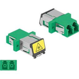 DELOCK 86897 - Fiber optic coupling LC/LC duplex