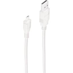 SHIVERPEAKS SHVP 77185-W - USB 2.0 Cable, A male to Micro B male, 5 m