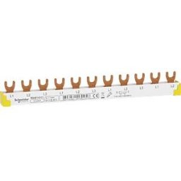 SCHNEIDER ELECTRIC R9XFH311 - Resi9 busbar fork, 3P, 11 TE, 63A, can be cut to length