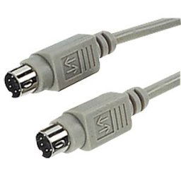 S-CONN AK 3233 - PS/2 cable, 6-pin Mini-Din, ST/ST, 1.8 m