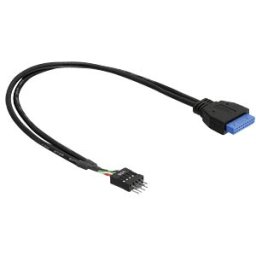 DELOCK 83792 - USB3.0 pin header female>USB2.0 pin male 60cm