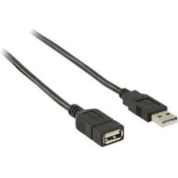 NEDIS N CCGB60010BK30 - USB 2.0 Cable, A male > A female, 3 m, black