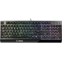 MSI GK30 SW - Gaming keyboard, USB, RGB, black, DE