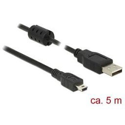 DELOCK 84916 - Cable USB 2.0 Type-A male > Mini-B male 5.0 m