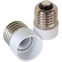 SINTRON EL FAS E27 E14 - Light bulb adapter E27-E14, set of 2