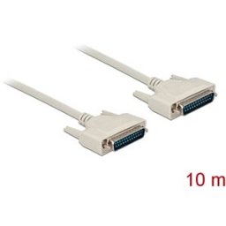 DELOCK 84538 - Serial cable, D-Sub 25, plug/plug, 10 m