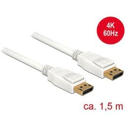 DELOCK 85509 - Cable Displayport 1.2 male > Displayport male 4K 1.5 m