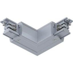 PAULMANN PLM 91370 - ProRail3 L connector, 101x101 mm, max. 3680 W, silver