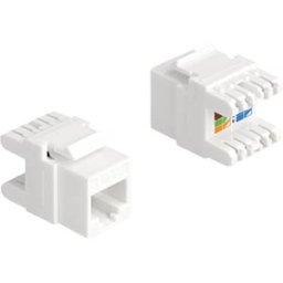 DELOCK 88131 - Keystone module, RJ45 socket / LSA Cat.6a