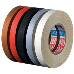 TESA 4541SW-50 - Flexible, uncoated fabric tape, 50 mm, black