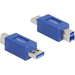 DELOCK 67213 - USB 3.0 adapter, A plug > B plug, blue