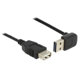 DELOCK 83547 - EASY-USB A-male up/down angled>A-female 1m