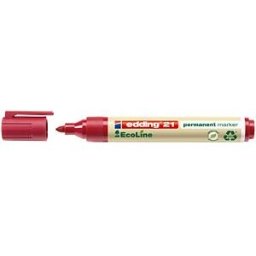 EDDING 21RT - Eco-friendly permanent marker, red