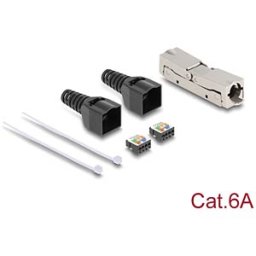 DELOCK 87064 - RJ45 connector LSA > LSA, Cat.6a, tool-free