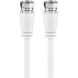 GOOBAY 58818 - Connection cable, F, Class A, connector, socket, 5 m