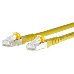 METZ CONNECT BTR 1308452077-E - Patch cord RJ45 Cat.6A AWG26 S/FTP LSHF 2.0 m yellow