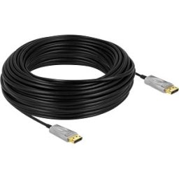 DELOCK 85889 - DisplayPort 1.4 AOC cable, 8K 60 Hz, 30 m