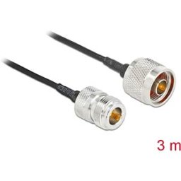 DELOCK 90476 - N connector to N socket LMR/CFD100 3 m