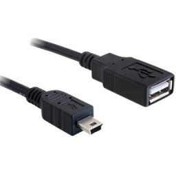 DELOCK 82905 - USB 2.0 A socket > USB mini plug cable